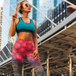 Colorful Snake Skin Capri Leggings<br><div class="desc">Colorful Snake skin print is a classic pattern and never seems to actually go out of style. This faux snake skin pattern features a super bright and colorful design.
This design features snake skin in pink,  purple,  blue,  green and black.</div>