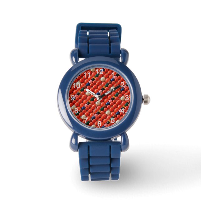 Colorful Snooker Balls, Watch (Front)