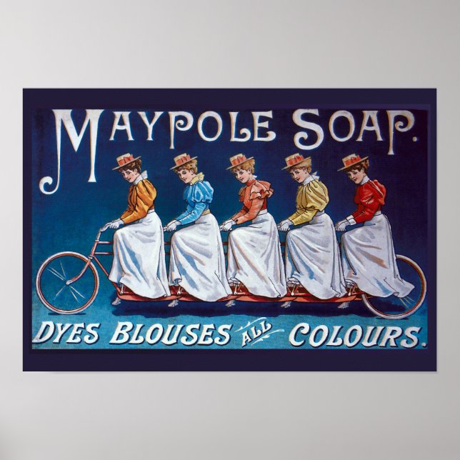 Colorful Soap Advertisement Poster (Front)
