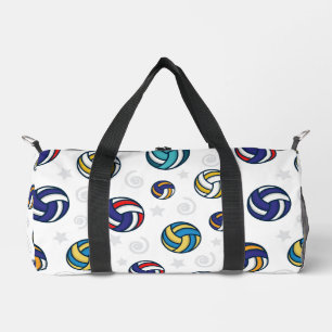 Colorful Soccer Balls Duffle Bag