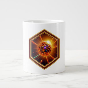 Colorful Solar Photon Large Coffee Mug