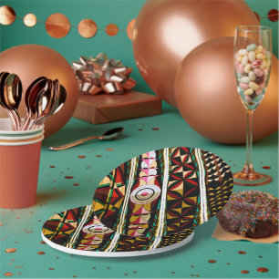 Colorful Spanish Church Ceiling Paper Plate