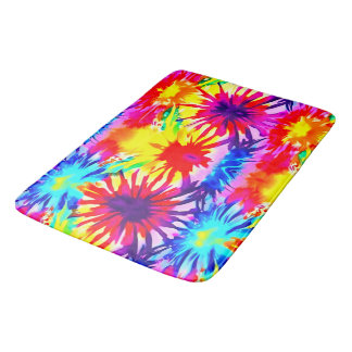 COLORFUL SPLASH DESIGN MODERN TIE-DYE  BATH MAT