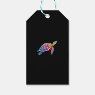 Colorful Splash Eastern Box Turtle (3) Gift Tags
