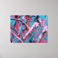 COLORFUL SPLATTER LXVIII - Action painting -