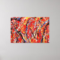 COLORFUL SPLATTER XXIX - Action painting -