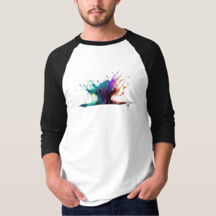   Colorful splattering paint T-Shirt