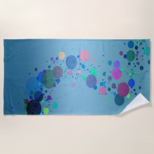 Colorful Spots Beach Towel