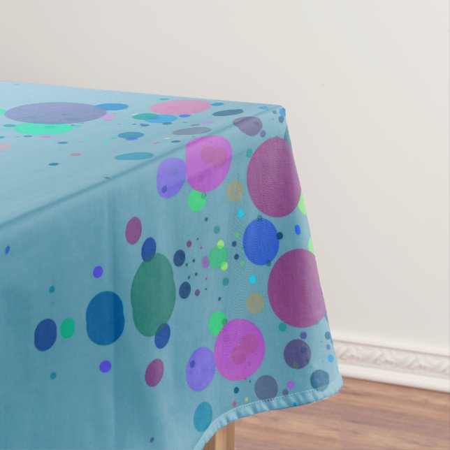 Colorful Spots Tablecloth (In Situ)