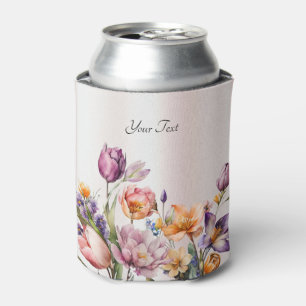Colorful Spring Flowers Can Cooler