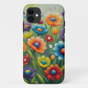 Colorful spring flowers Case-Mate iPhone case