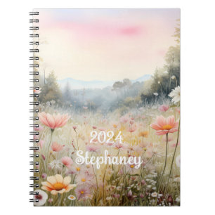 Colorful Spring Meadow Notebook