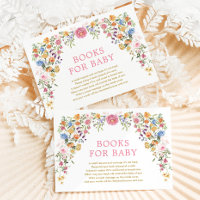 Colorful Spring Wildflower Books for Baby Girl