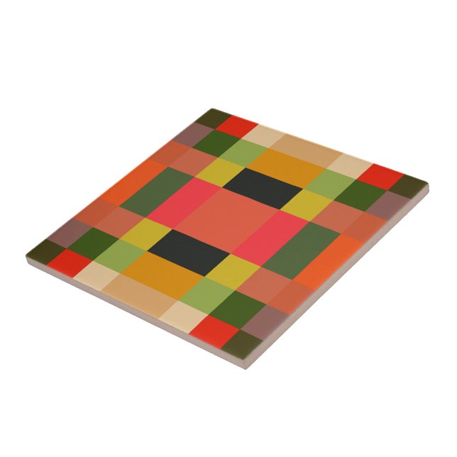 colorful squares tile (Side)