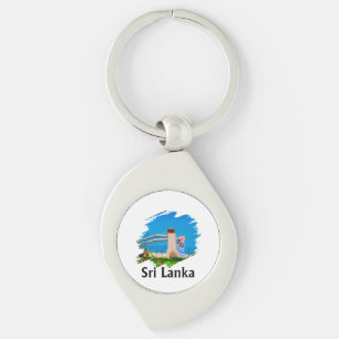 Colorful Sri lankan Key Ring