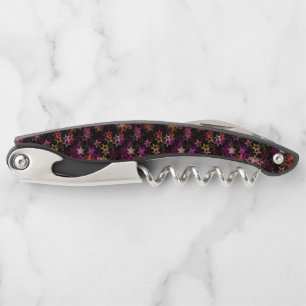 Colorful Stars Dance Whimsically Corkscrew