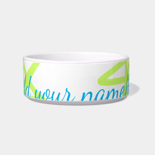 Colorful stars happy birthday add name text simple bowl