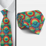 Colorful Statement Tie | Rainbow Neck Tie<br><div class="desc">Add a burst of color and personality to your wardrobe with this vibrant rainbow neck tie. Featuring a bold spectrum of colors arranged in a striking pattern, this eye-catching tie brings energy, creativity, and modern style to any outfit. The bright rainbow palette makes it perfect for standing out at formal...</div>