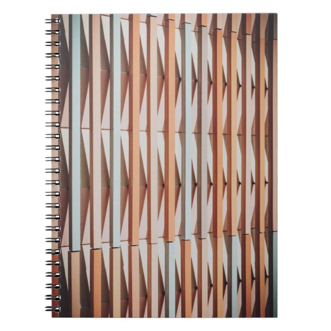 COLORFUL STRIPES AND SHADOWS NOTEBOOK (Front)