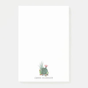 Colorful Succulent Bloom   Tall Post-it Notes
