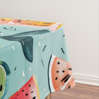 Colorful Summer Fruits Tablecloth