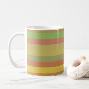 Colorful Summer Stripes Coffee Mug