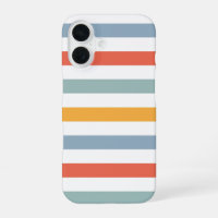 Colorful Summer Surf Aesthetic Horizontal Lines Bo