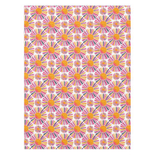 colorful sun-watercolor style tablecloth