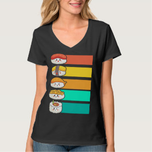 Colorful Sushi Japanese Food Sashimi T-Shirt