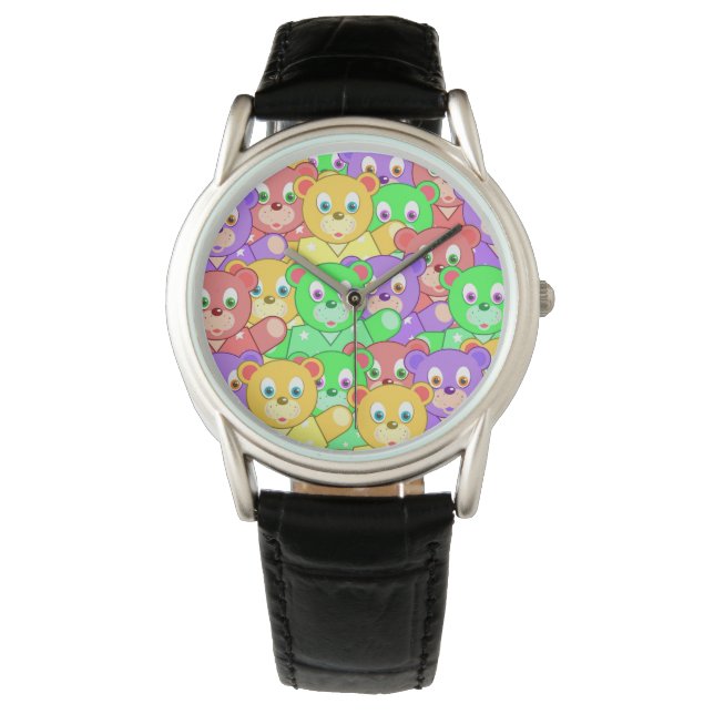 COLORFUL TEDDY BEARS WATCH (Front)