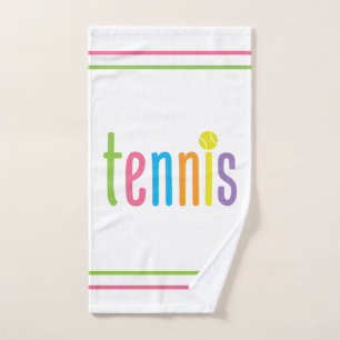 Colorful Tennis Towel