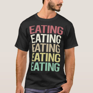 Colorful Text Eating T-Shirt