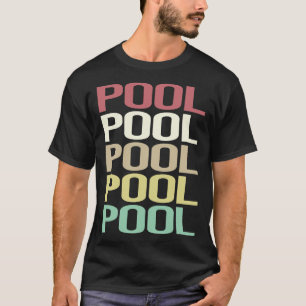 Colorful Text Pool T-Shirt