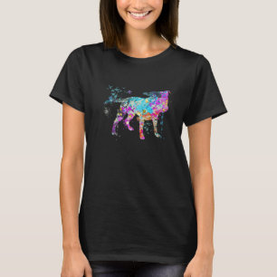 Colorful Tibetan Terrier Dog Tibetan Terriers T-Shirt