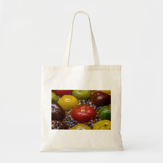 Colorful tomatoes tote bag (Front)