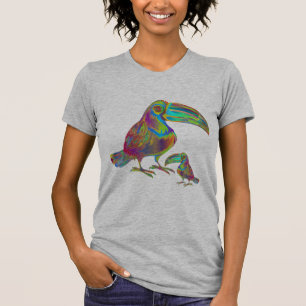 Colorful Toucan Art Tee – Bird Lover Gift