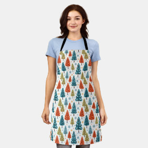 Colorful Trees Apron