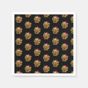 Colorful Trendy Christmas  Napkin