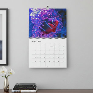 Colorful Tropical Fish 2026 Underwater Paradise  Calendar