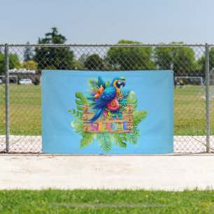 Colorful Tropical/Hawaiian welcome Banner
