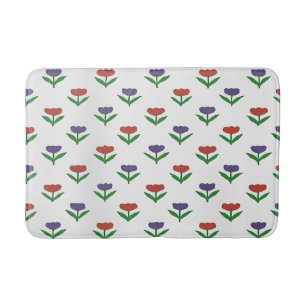 Colorful Tulip Bath Mat