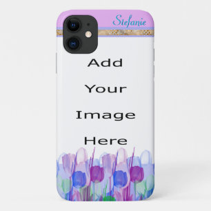 Colorful Tulips Border Case-Mate iPhone Case