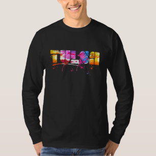 Colorful Tulsa Lettering  Watercolor Tulsa T-Shirt