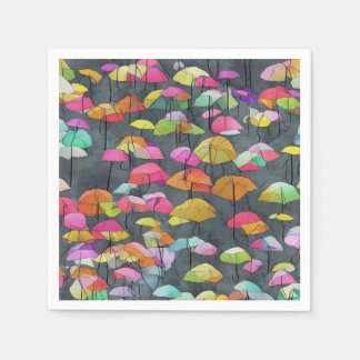 Colorful Umbrella Pattern Napkin