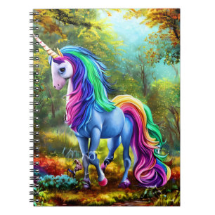 Colorful Unicorn Horse  Notebook
