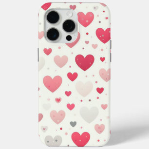 Colorful Valentine's day heart iPhone 15 Pro Max Case