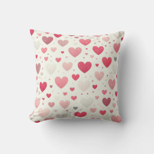 Colorful Valentine's day heart Cushion