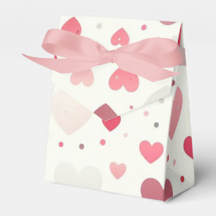 Colorful Valentine's day heart Favour Box