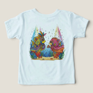 Colorful Venetian Masquerade Fish Ocean Party Shir