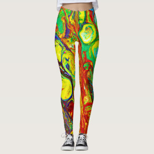 Colorful Vibrance Pattern Leggings
